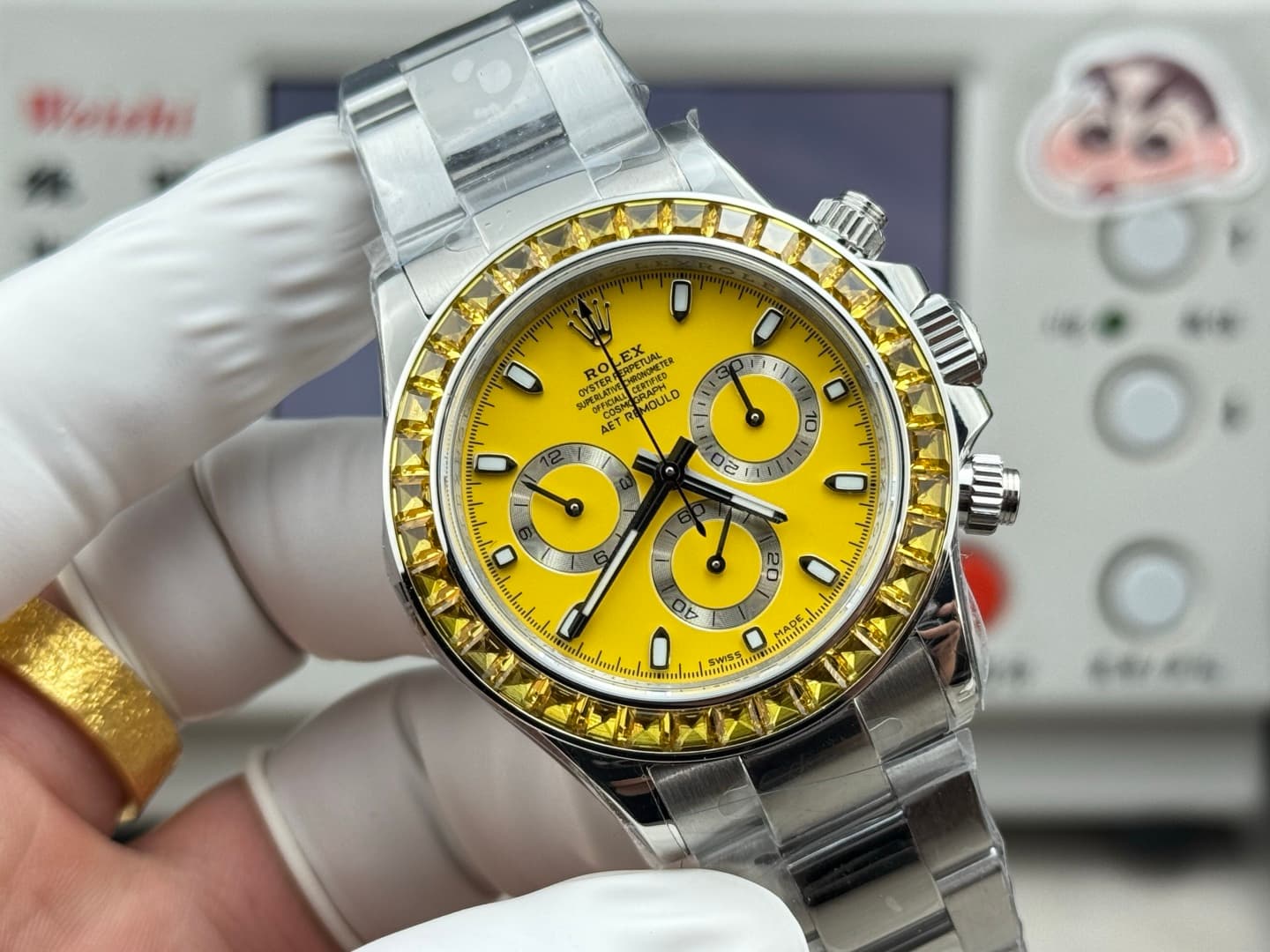 Rolex White Watch