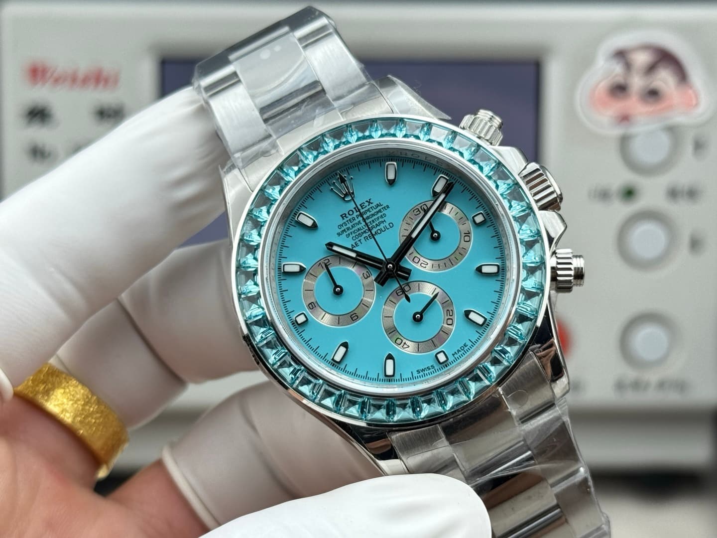 Rolex White Watch