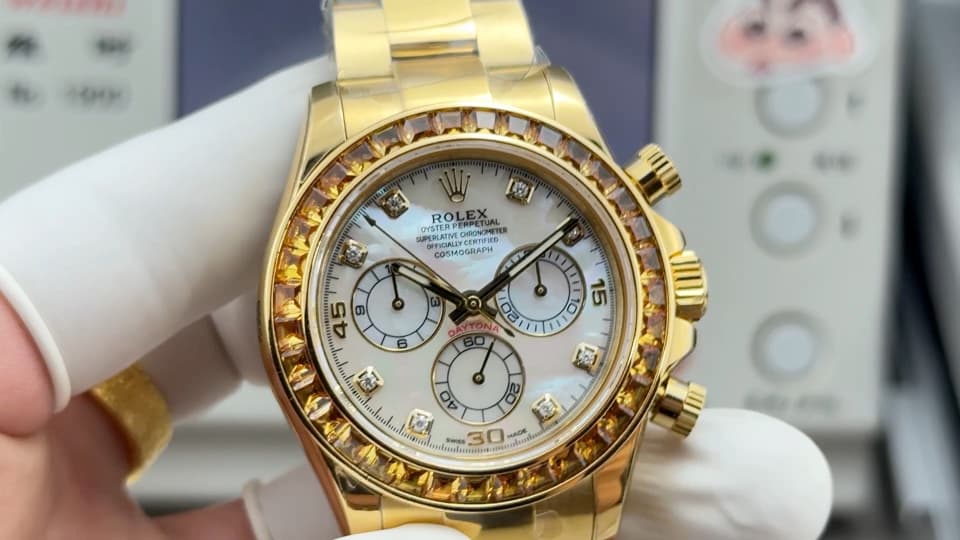 Rolex White Watch