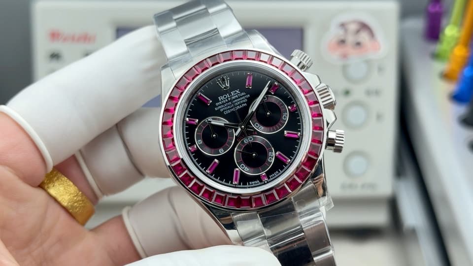 Rolex White Watch