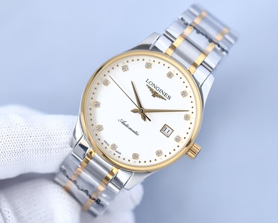 Longines White Watch