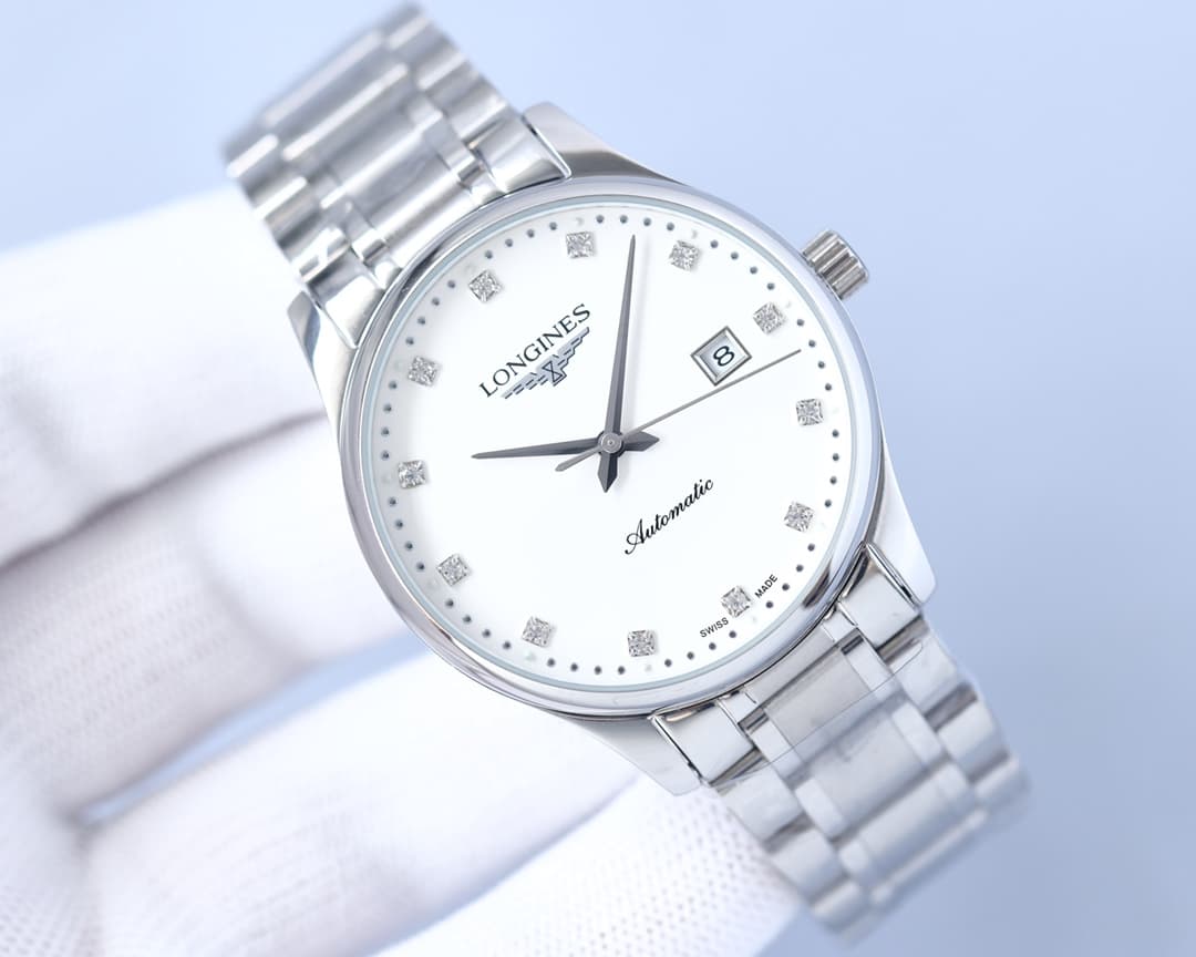 Longines White Watch