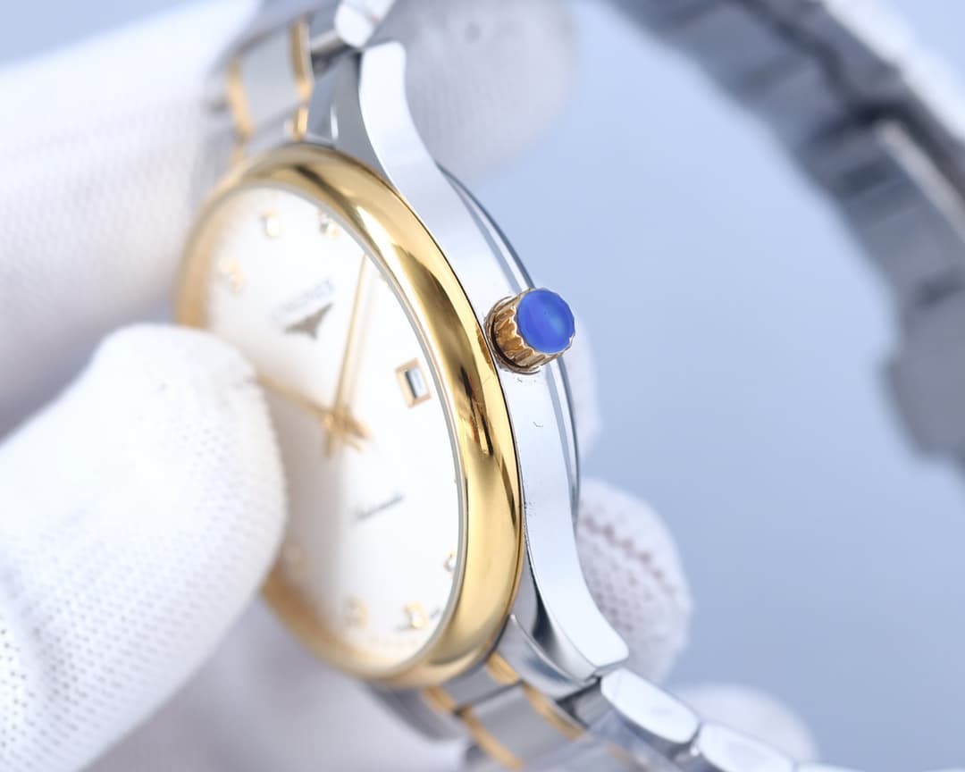 Longines White Watch