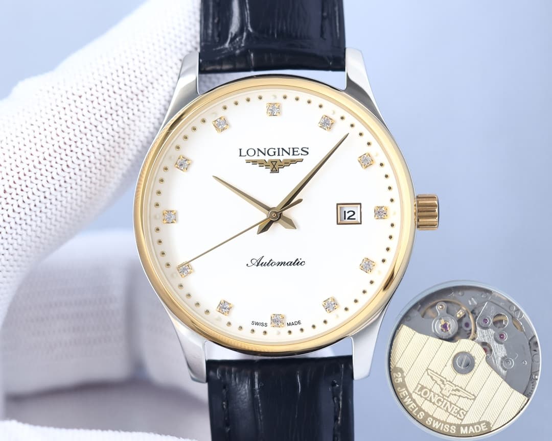 Longines White Watch