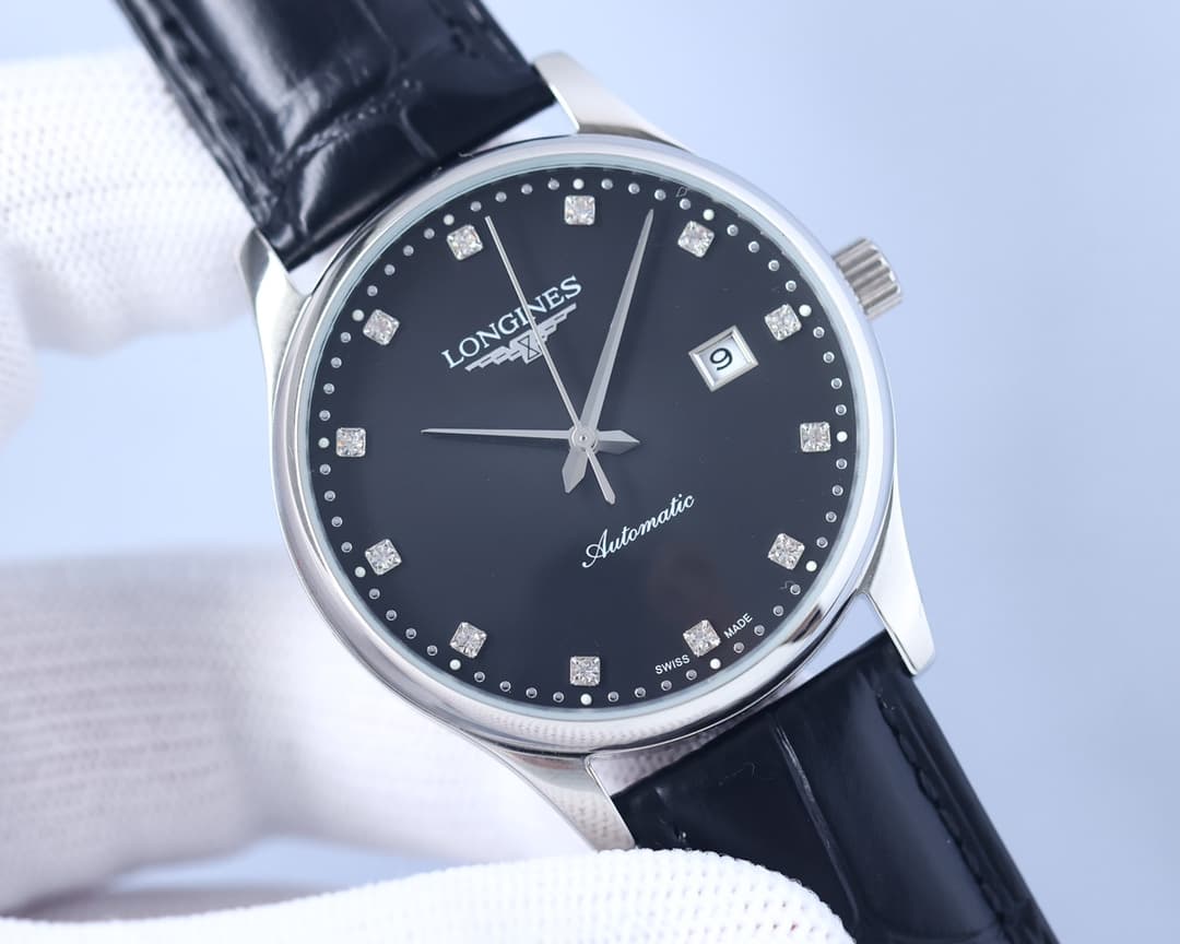 Longines White Watch