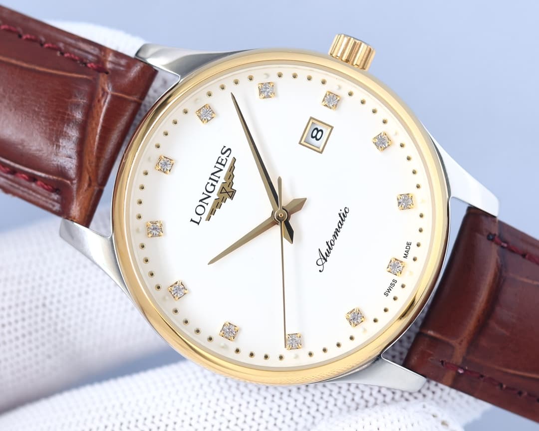 Longines White Watch