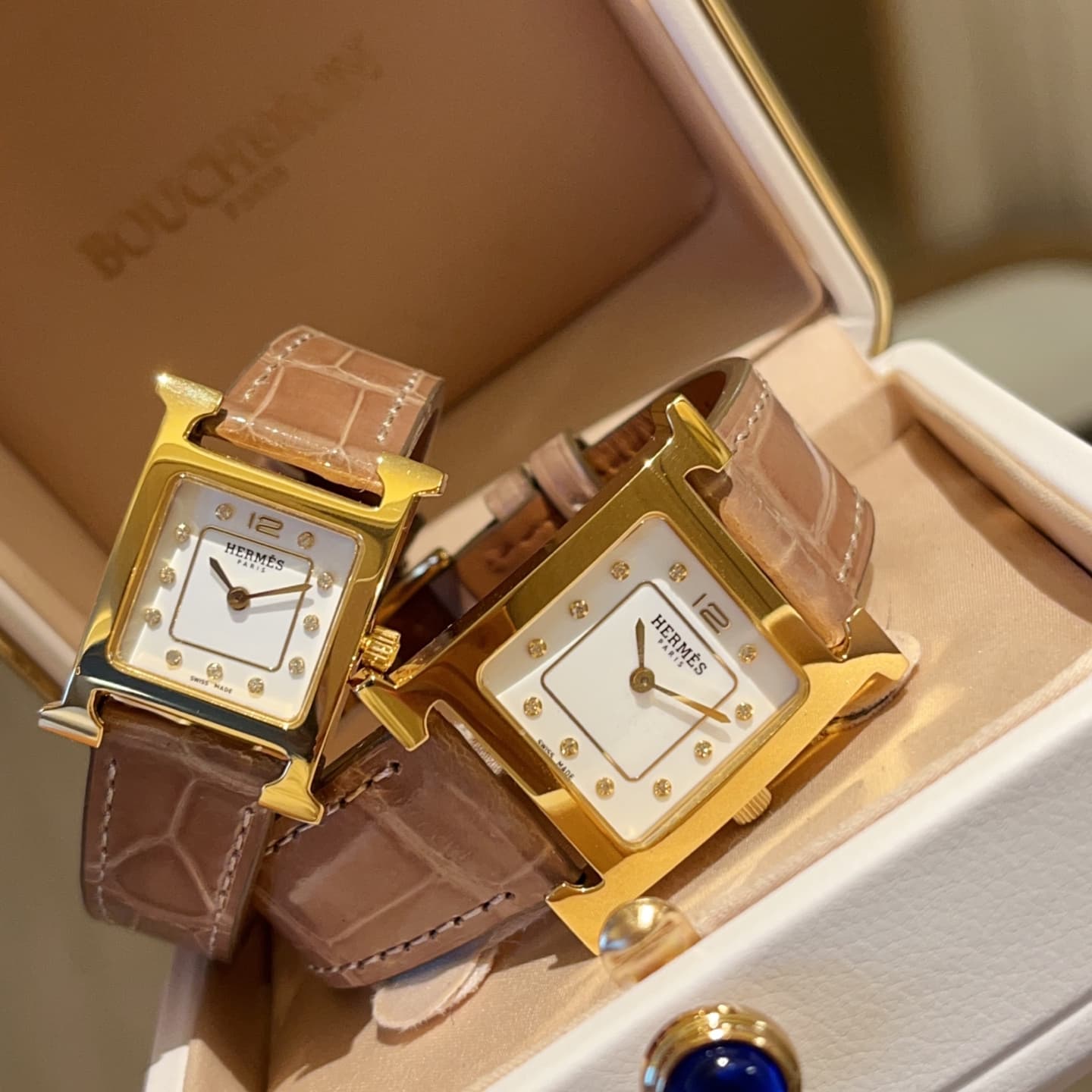 Hermes White Watch