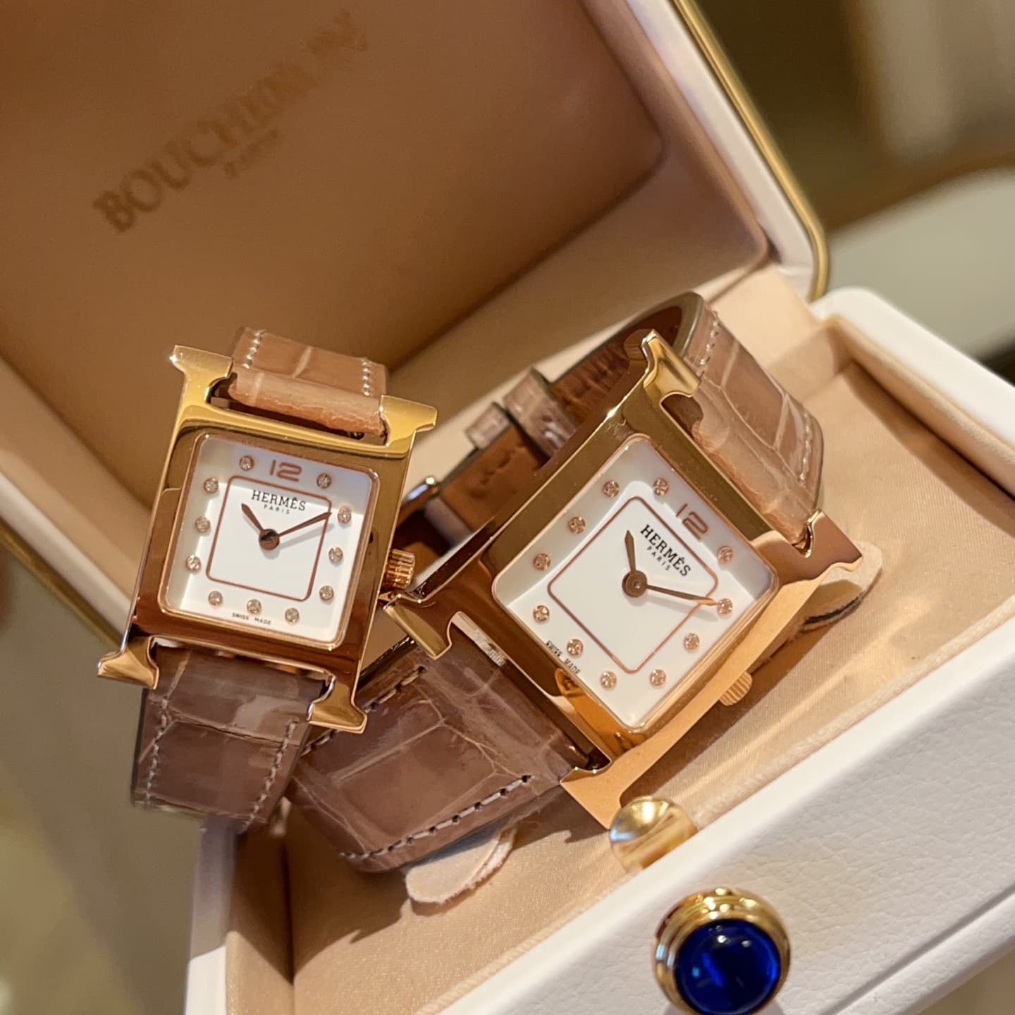 Hermes White Watch