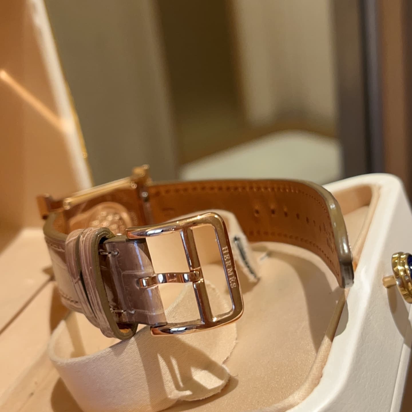 Hermes White Watch
