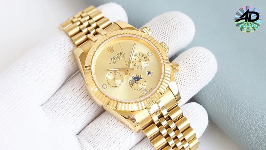 Rolex White Watch