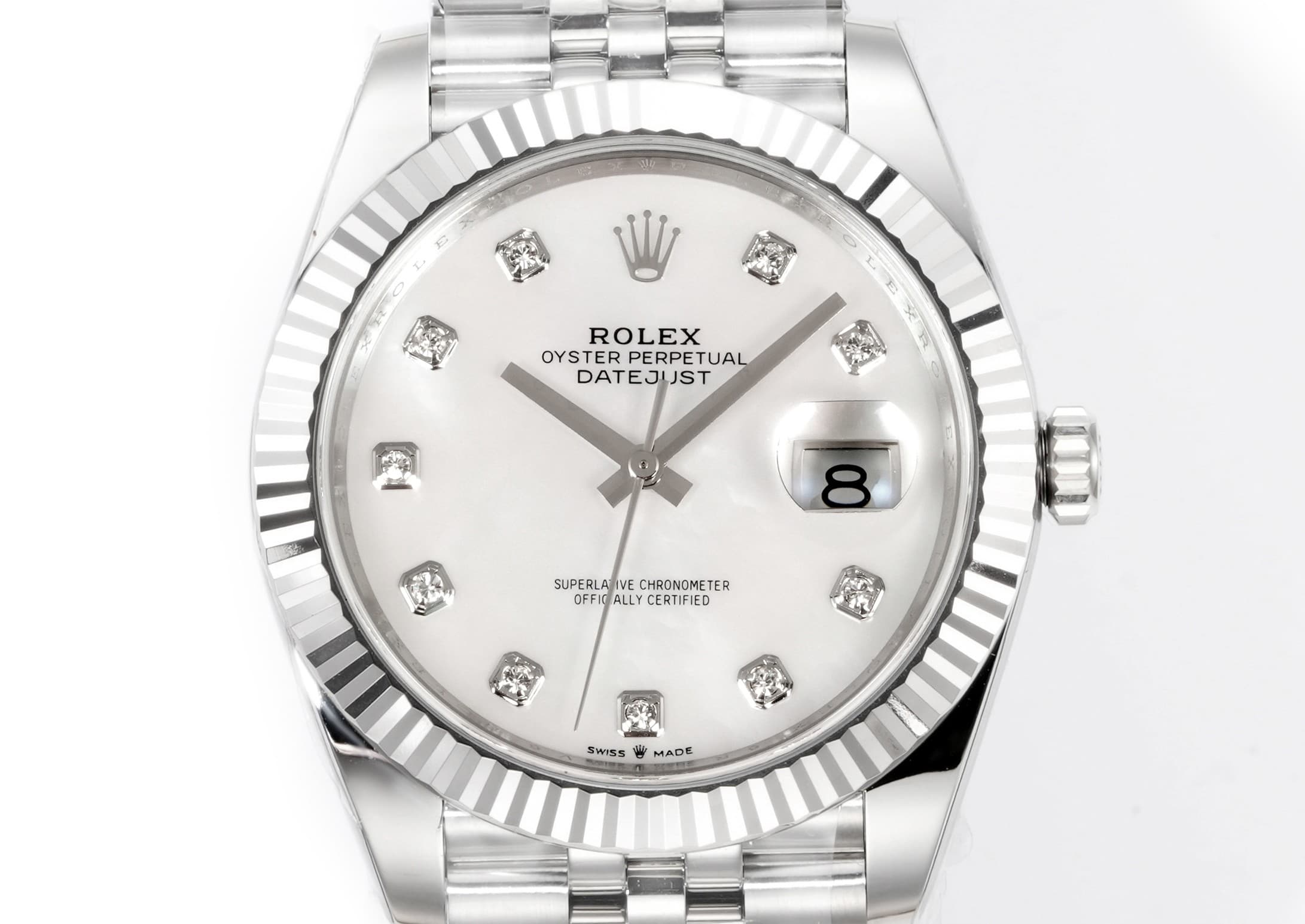 Rolex White Watch