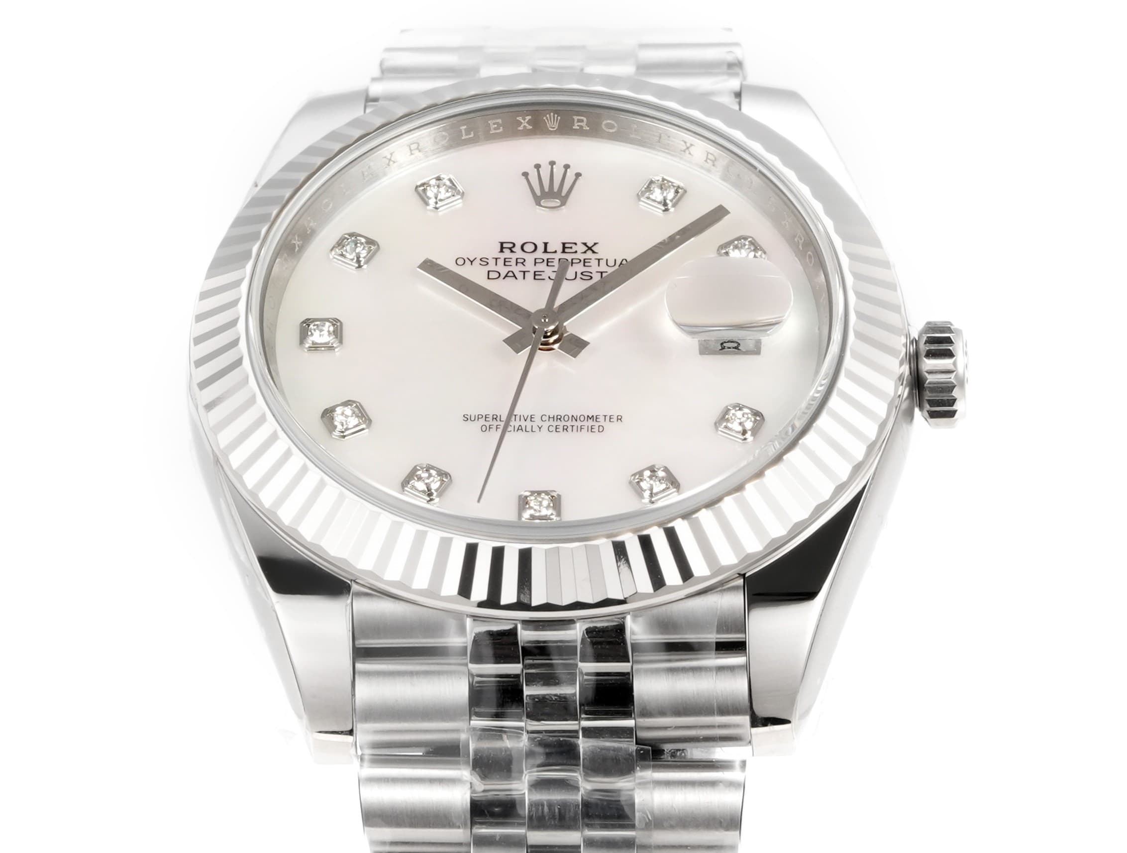 Rolex White Watch