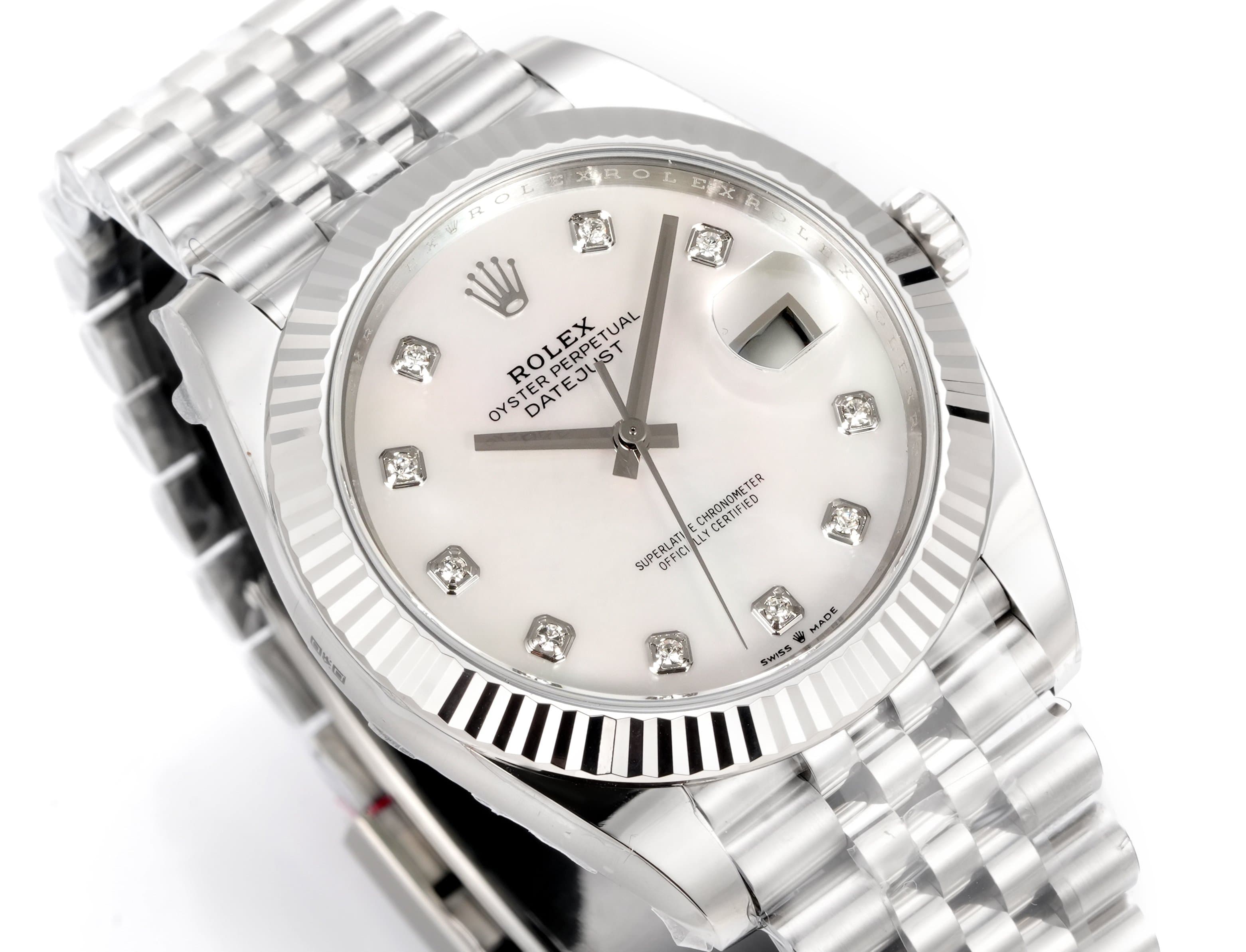 Rolex White Watch