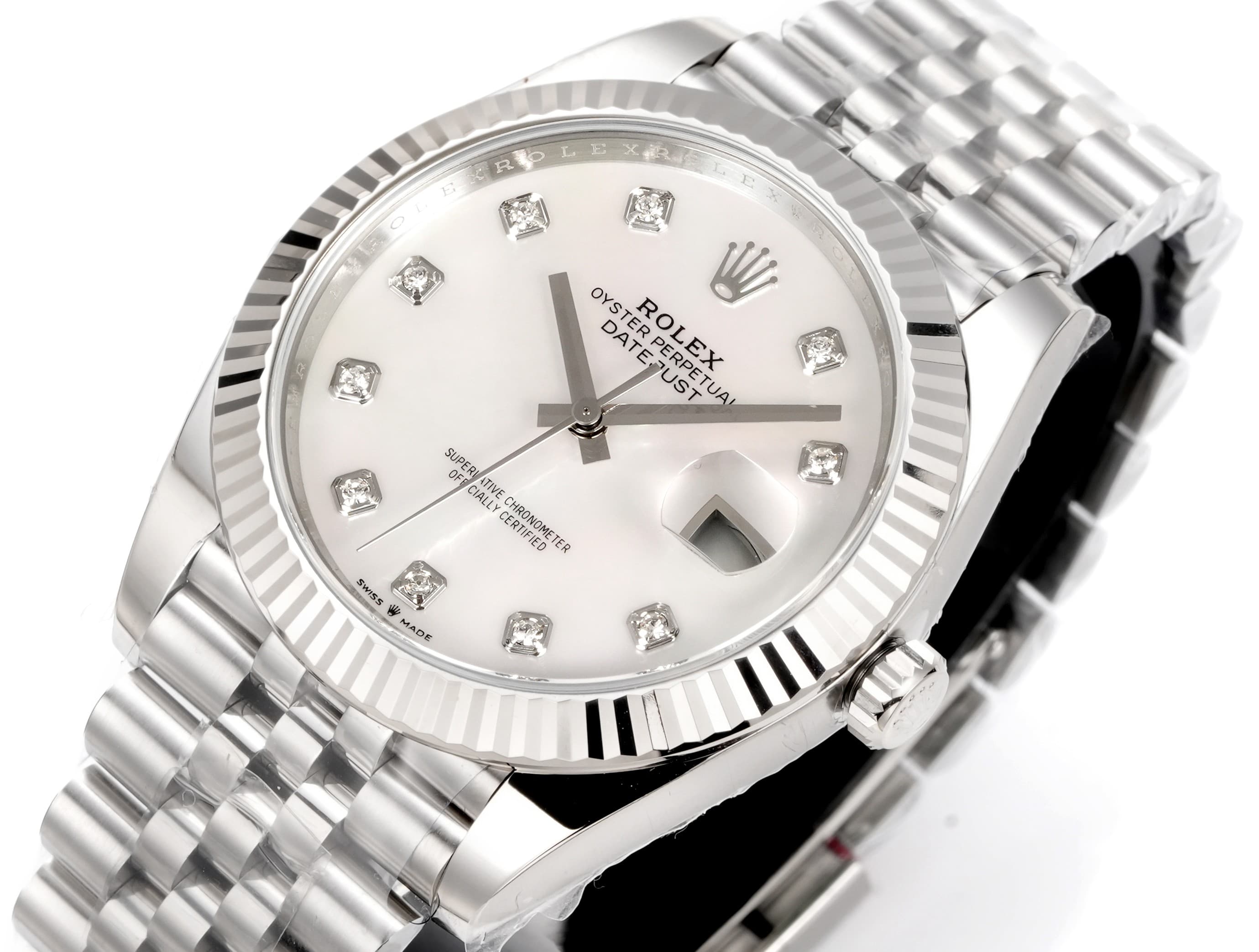 Rolex White Watch