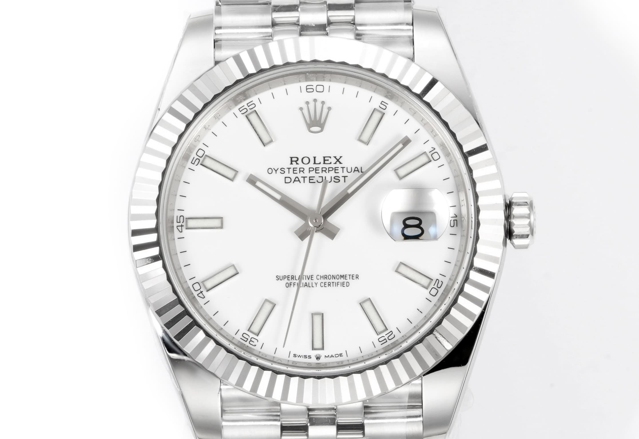 Rolex White Watch