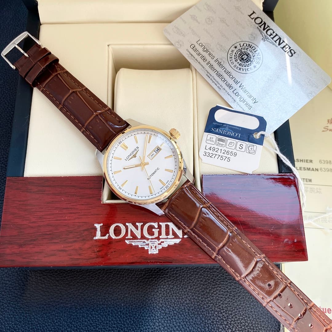 Longines White Watch