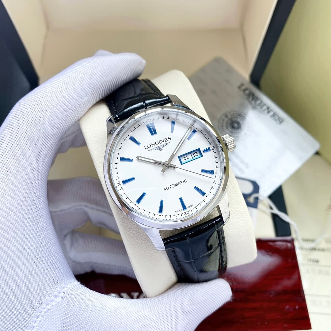 Longines White Watch