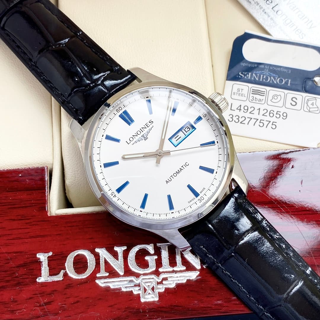 Longines White Watch