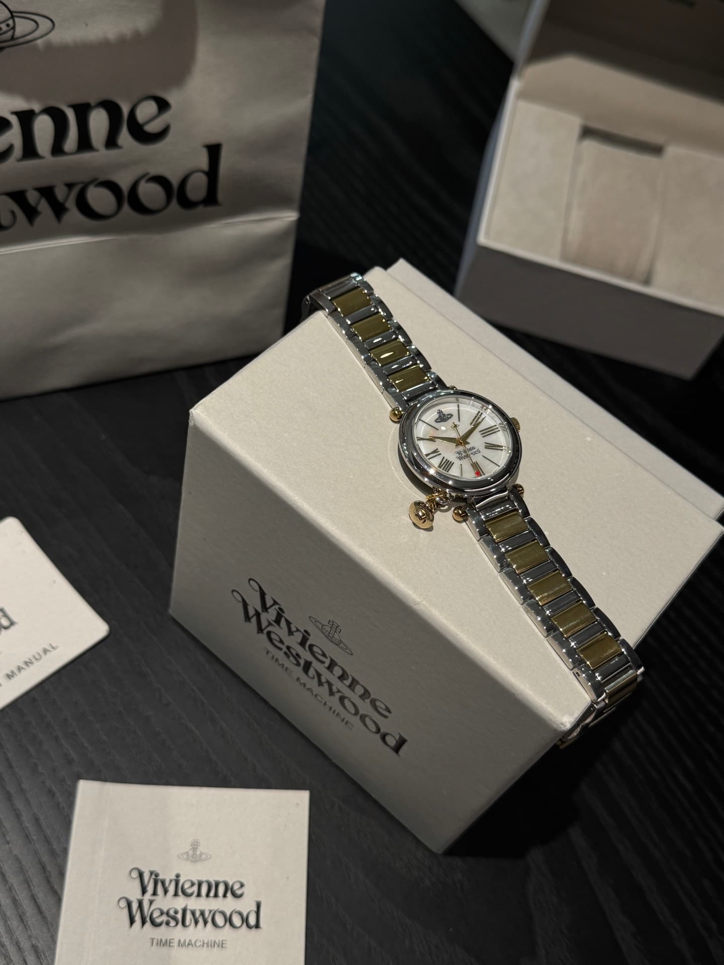 Luxury Watch Gold Bag