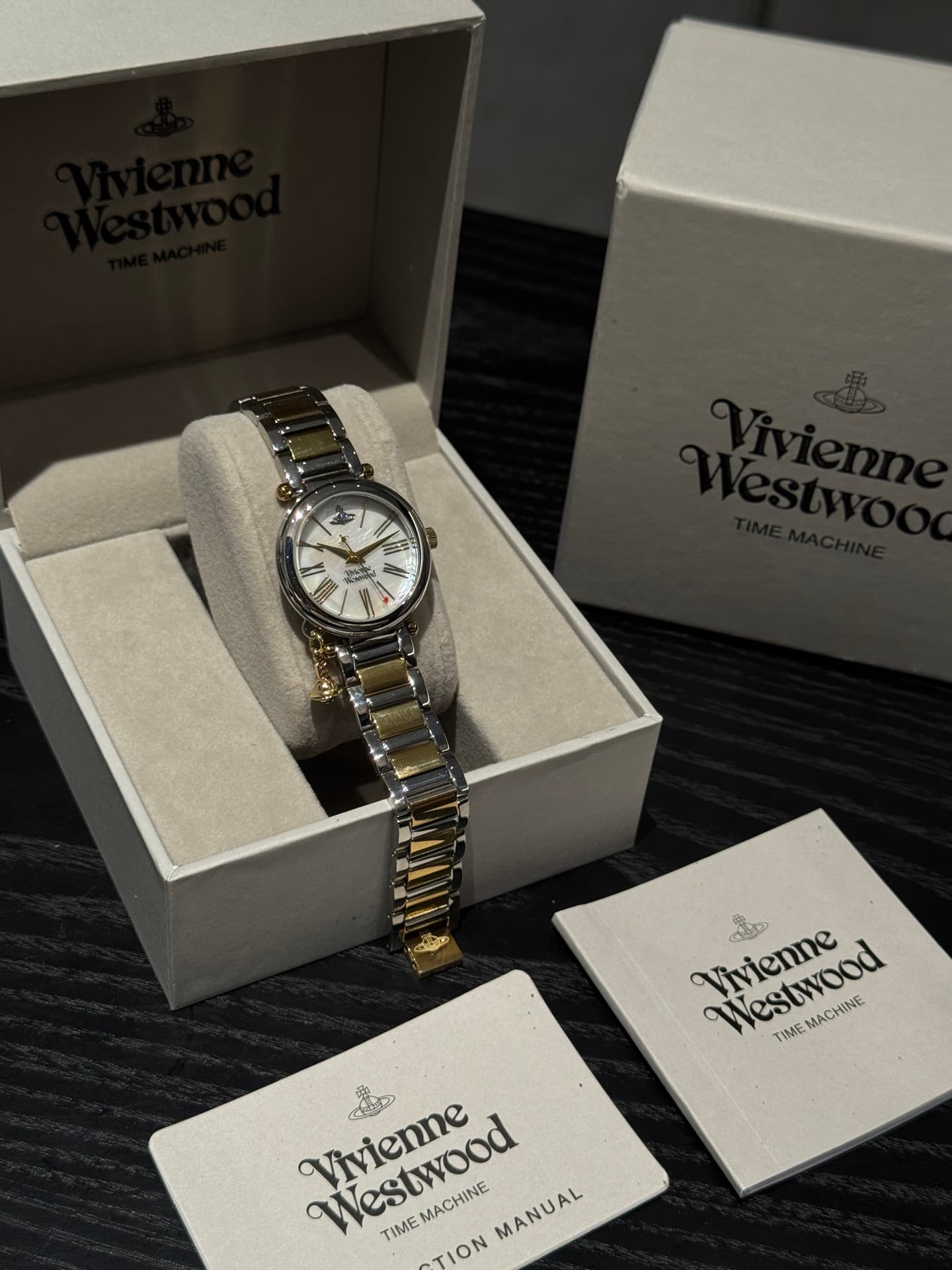 Luxury Watch Gold Bag