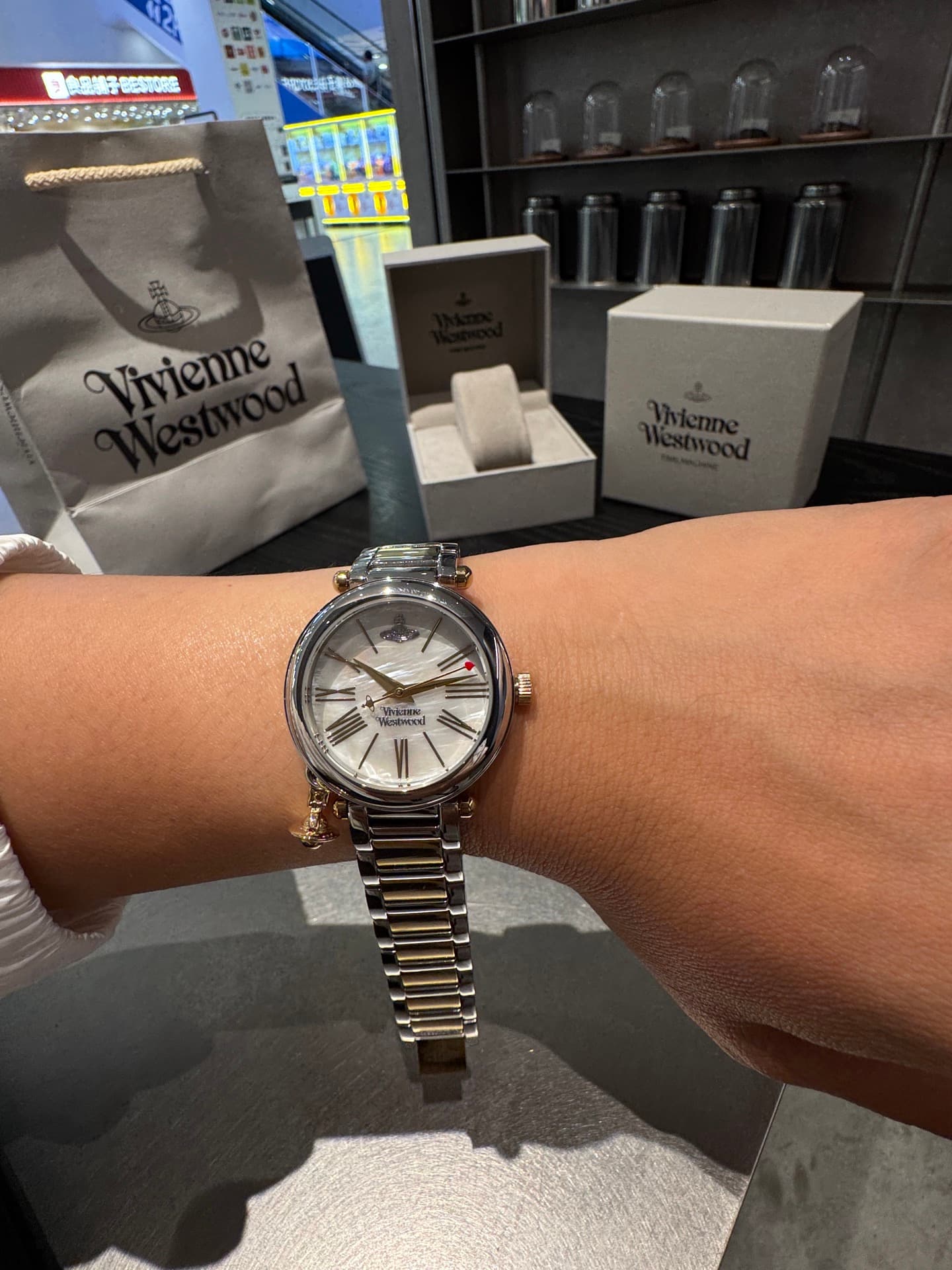 Luxury Watch Gold Bag