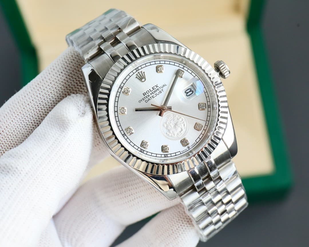 Rolex White Watch