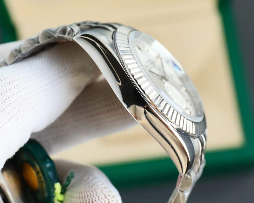 Rolex White Watch