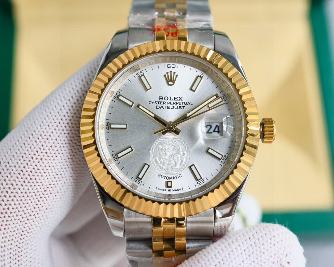 Rolex White Watch