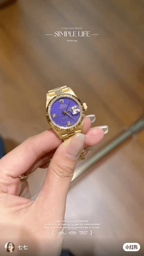 Luxury Brand Gold Watch