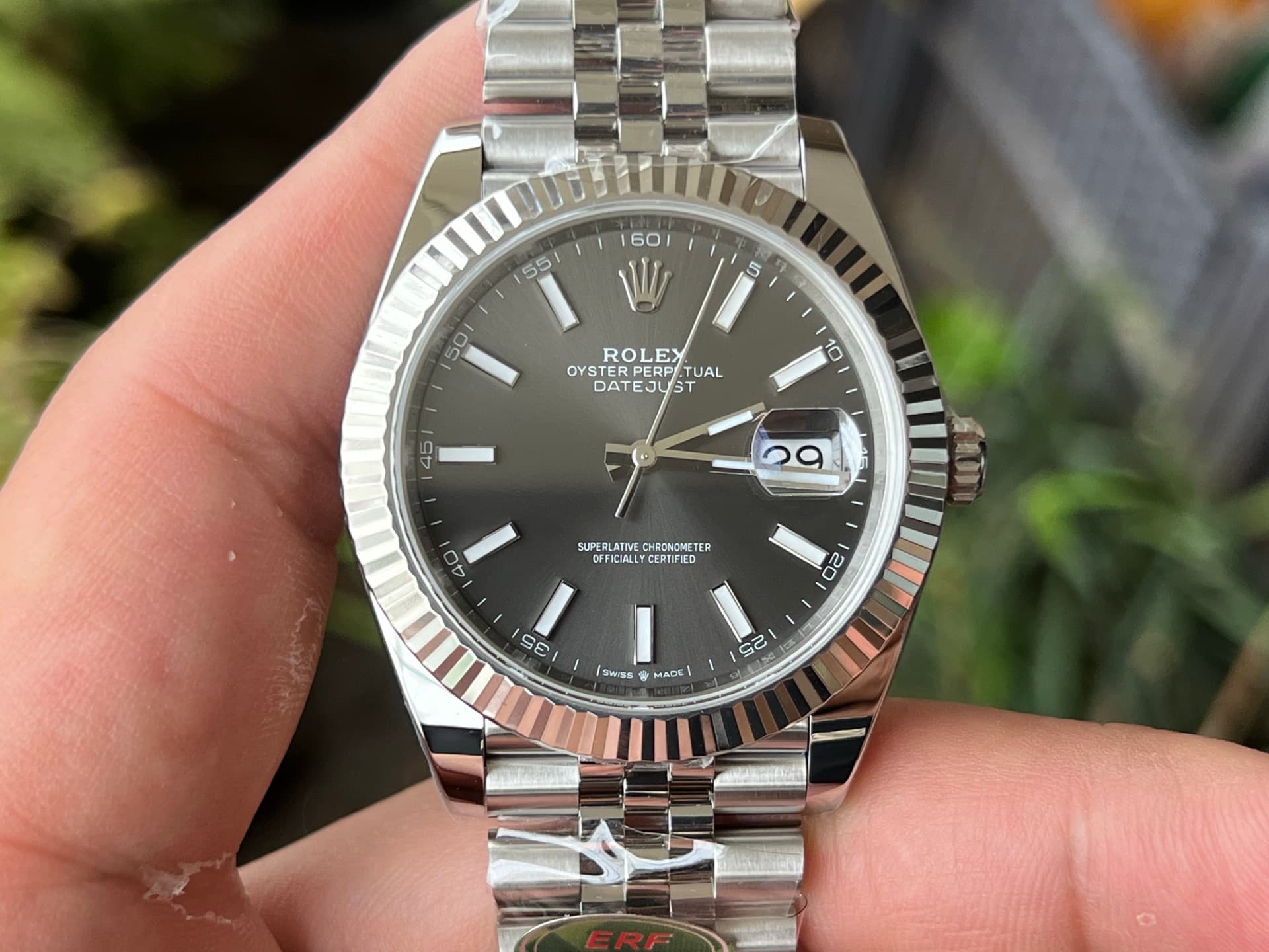 Rolex Blue Watch