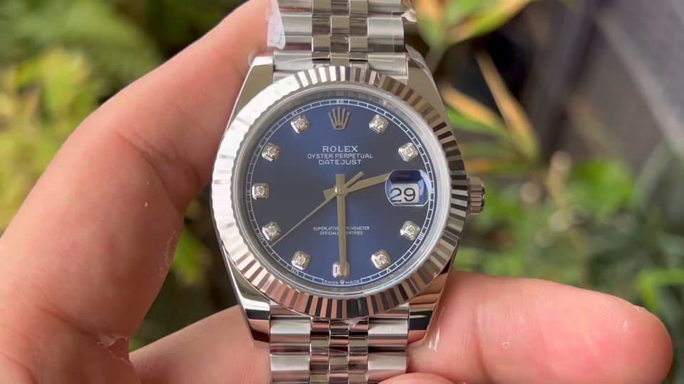 Rolex Blue Watch