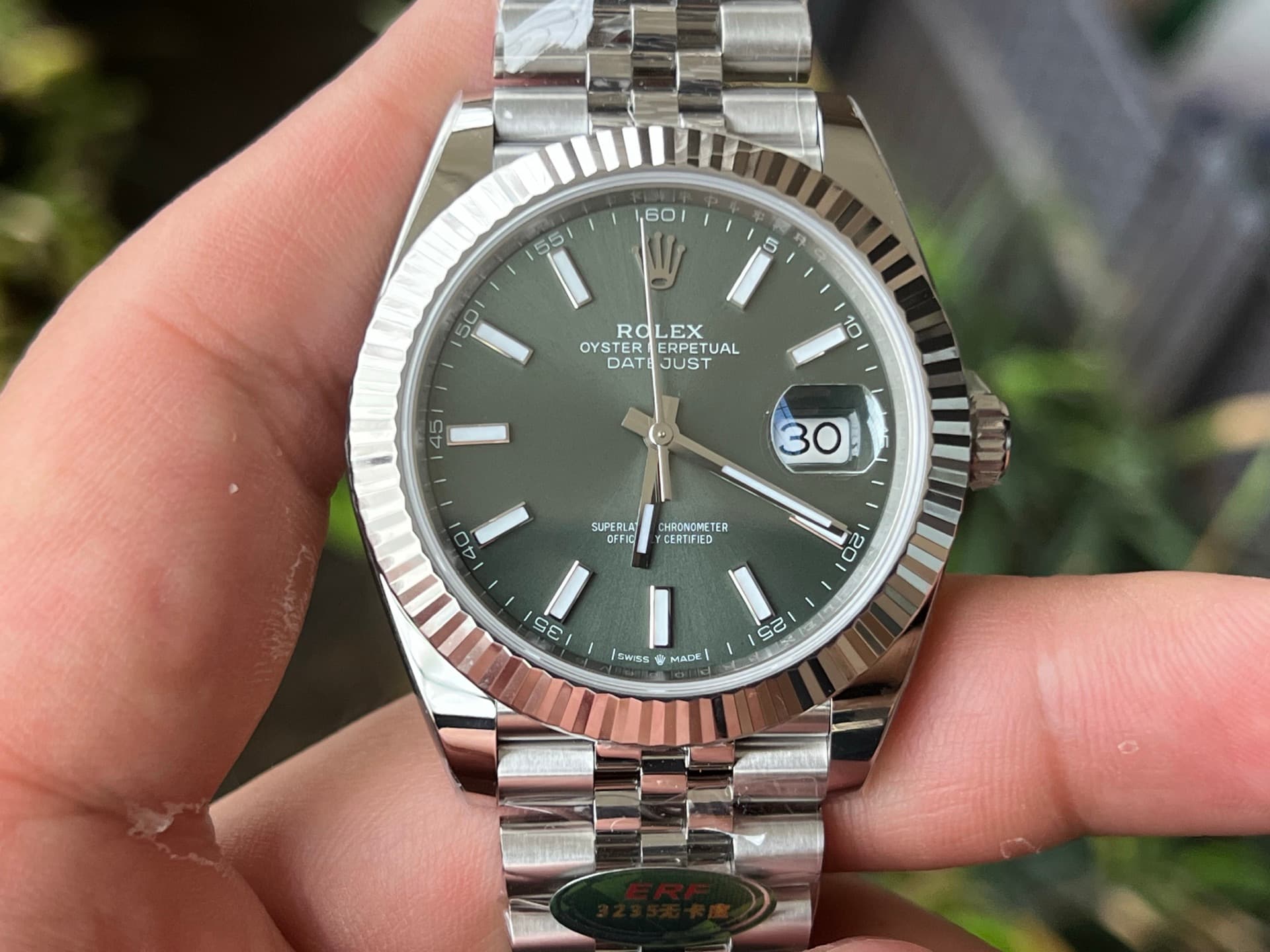 Rolex Blue Watch