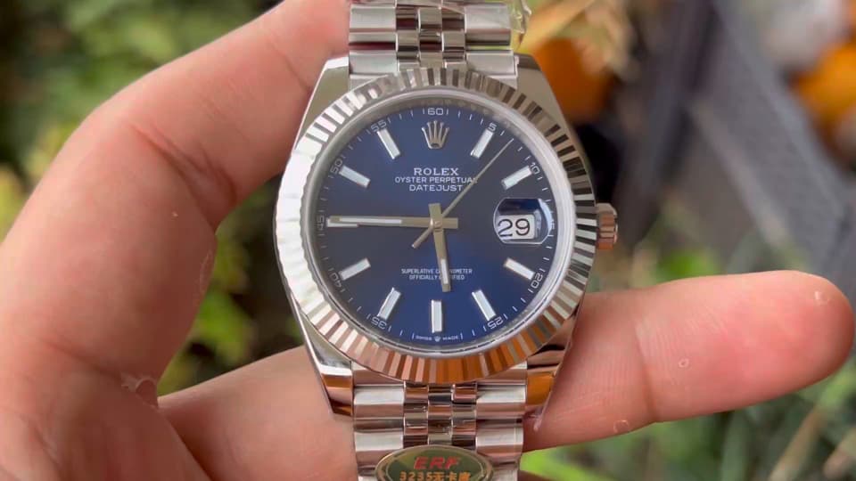 Rolex Blue Watch