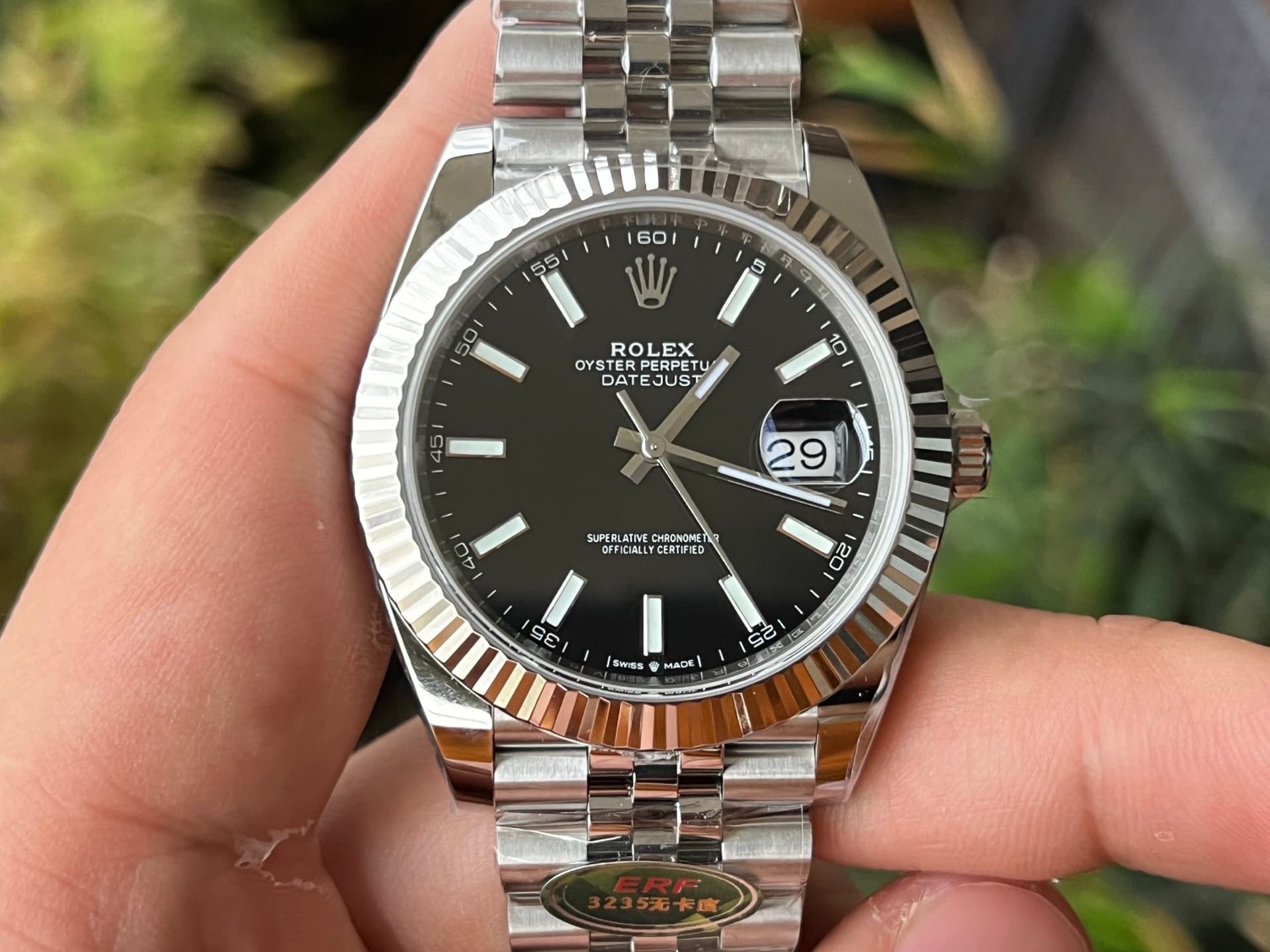 Rolex Blue Watch