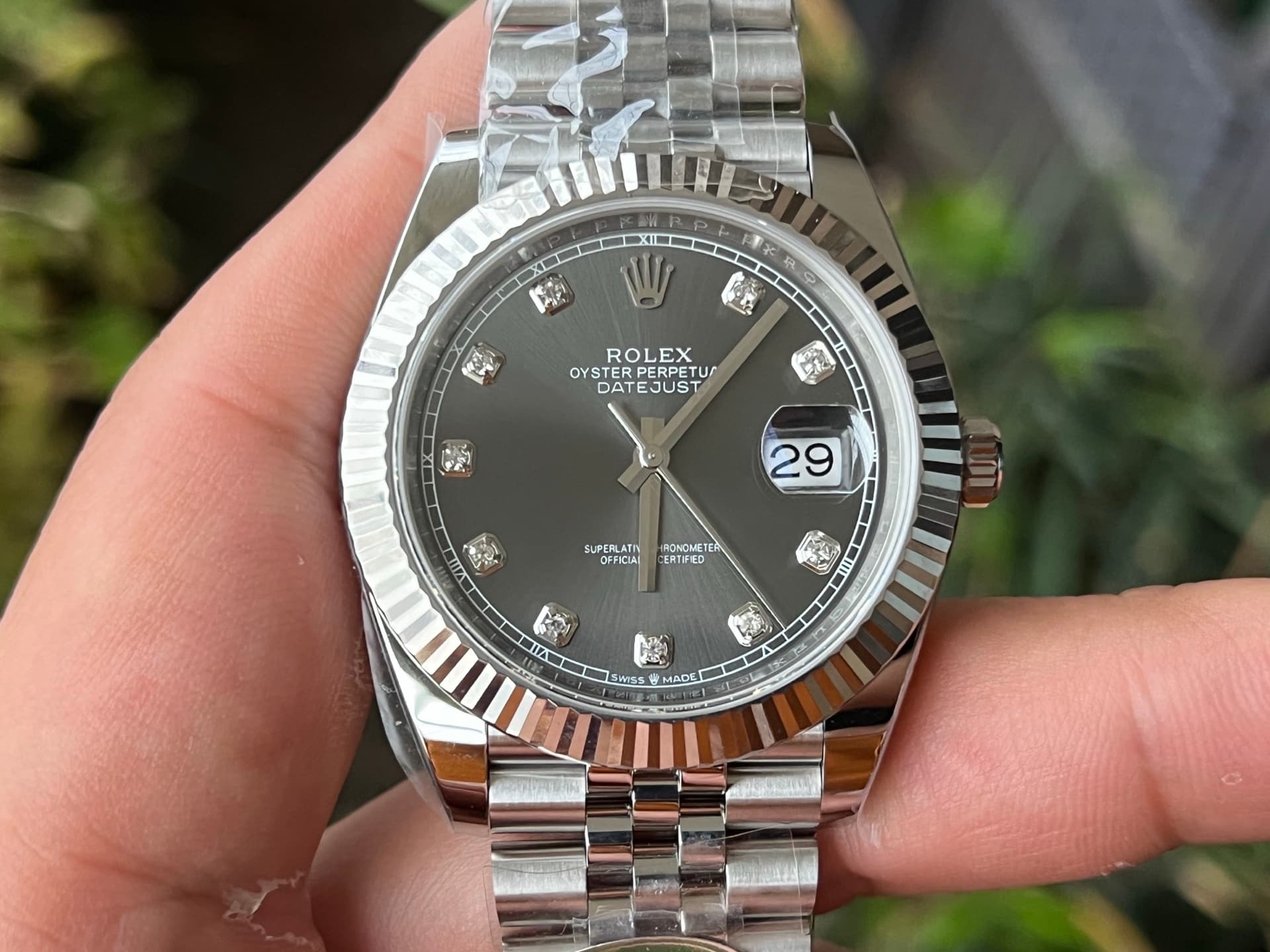 Rolex Blue Watch