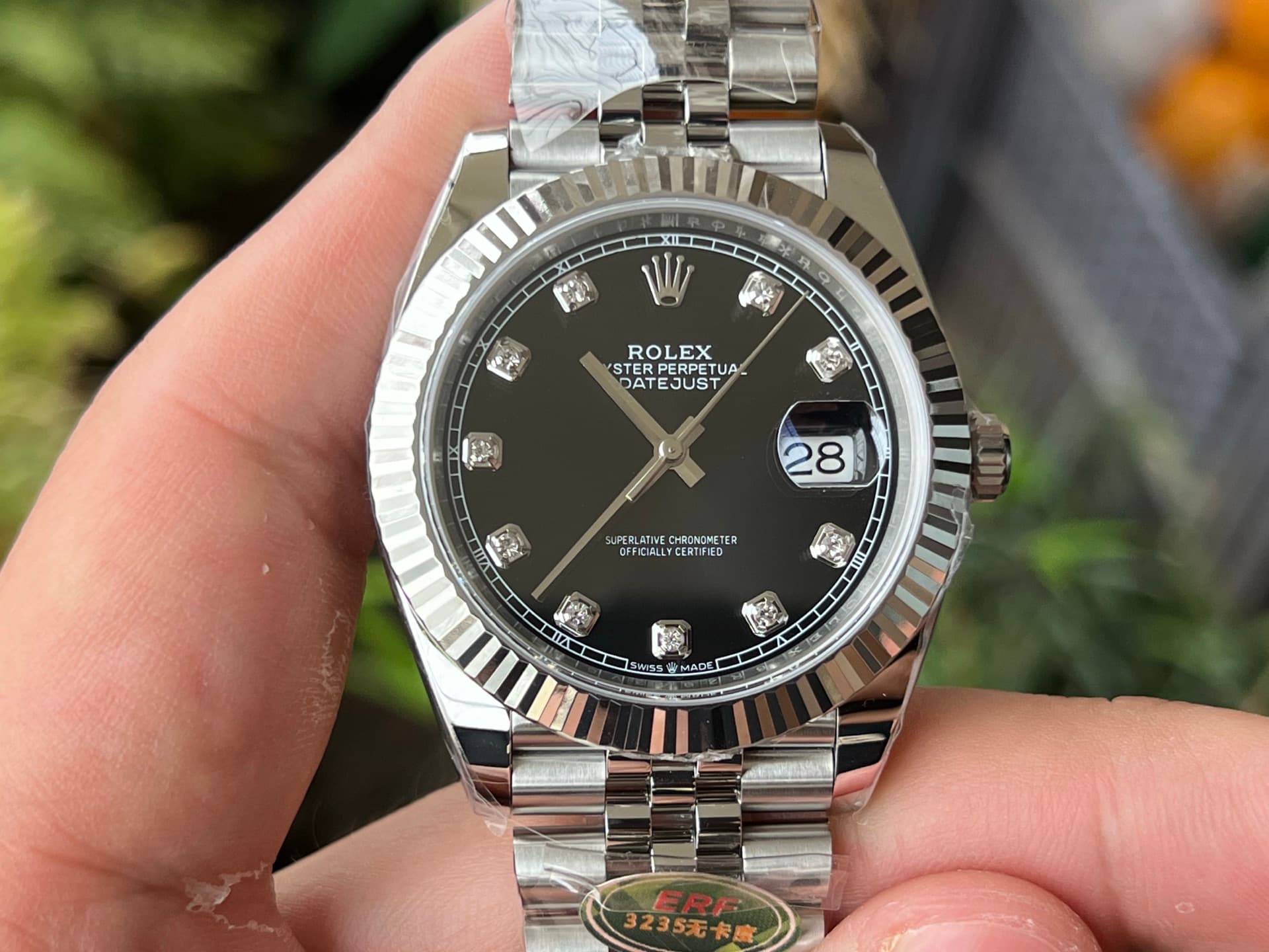 Rolex Blue Watch