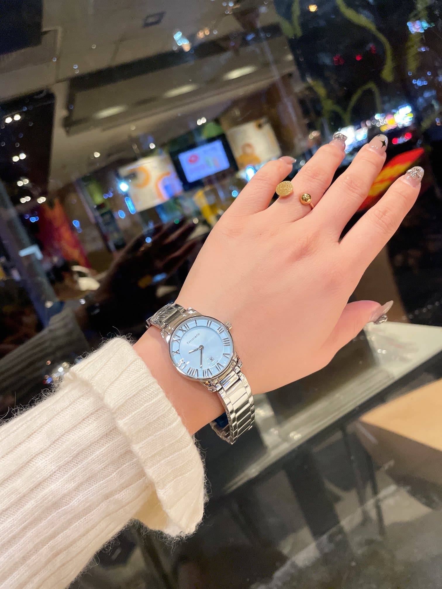 Luxury Watch Cream Watch