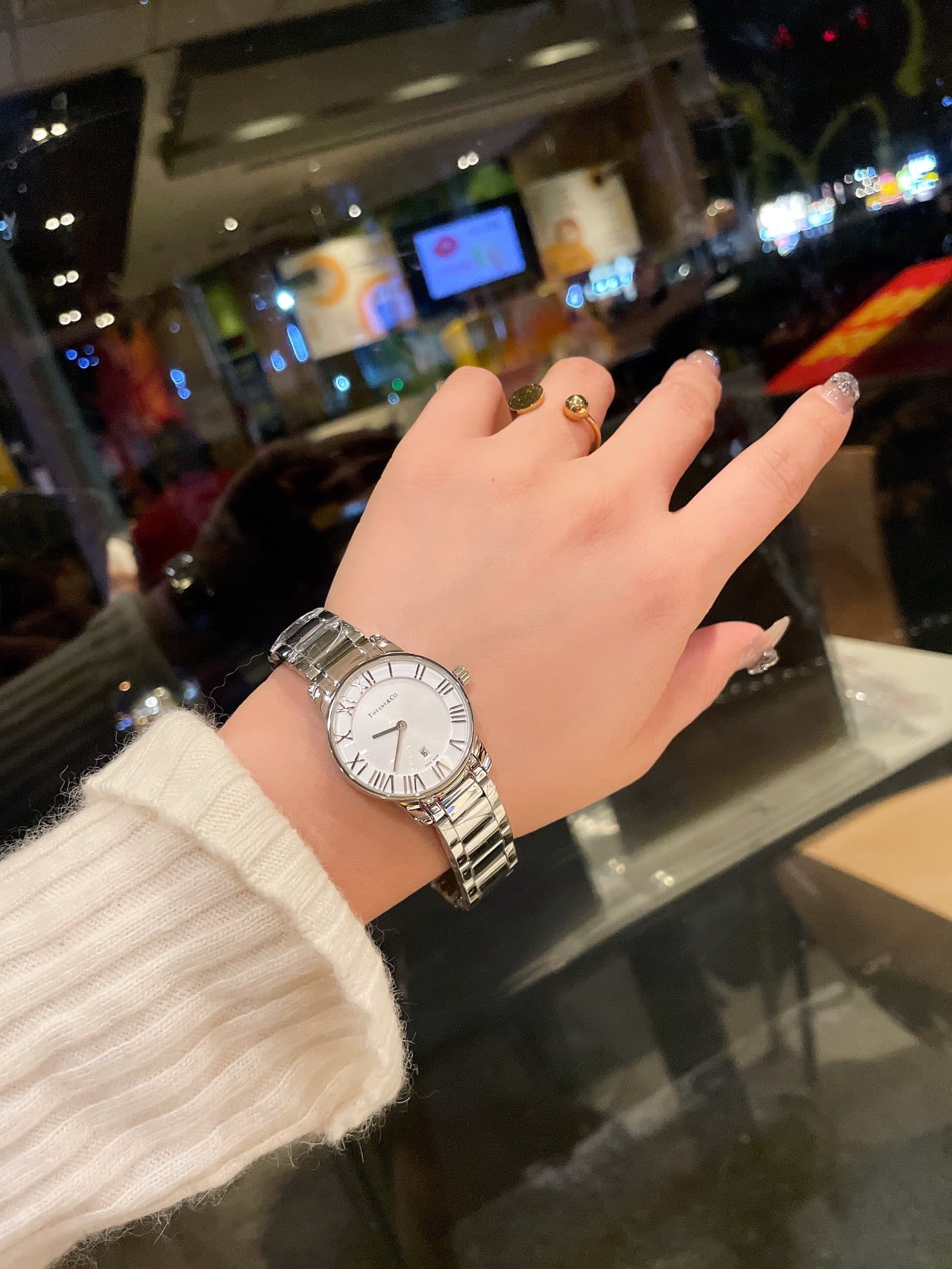 Luxury Watch Cream Watch