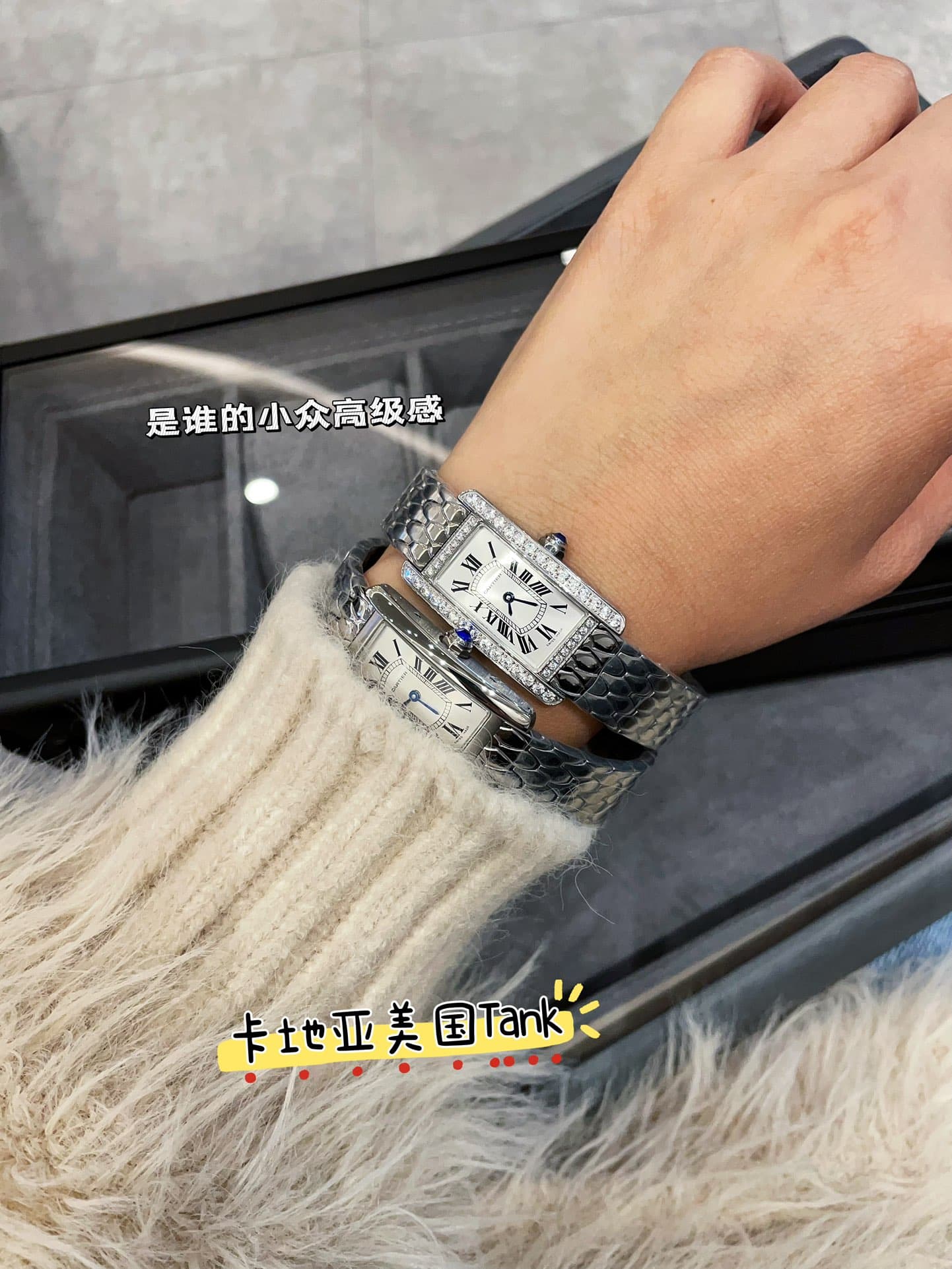 Cartier White Small Watch