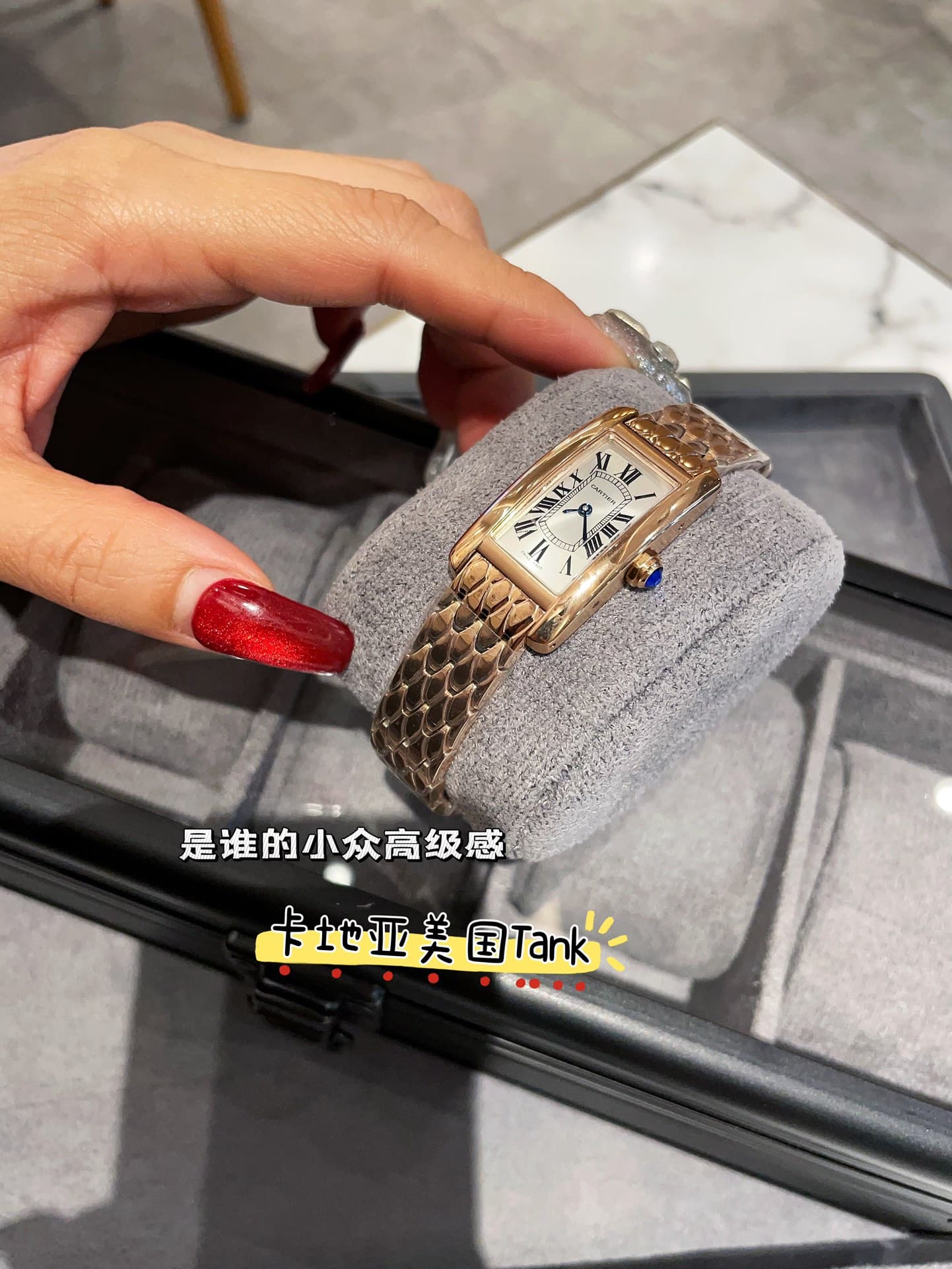 Cartier White Small Watch