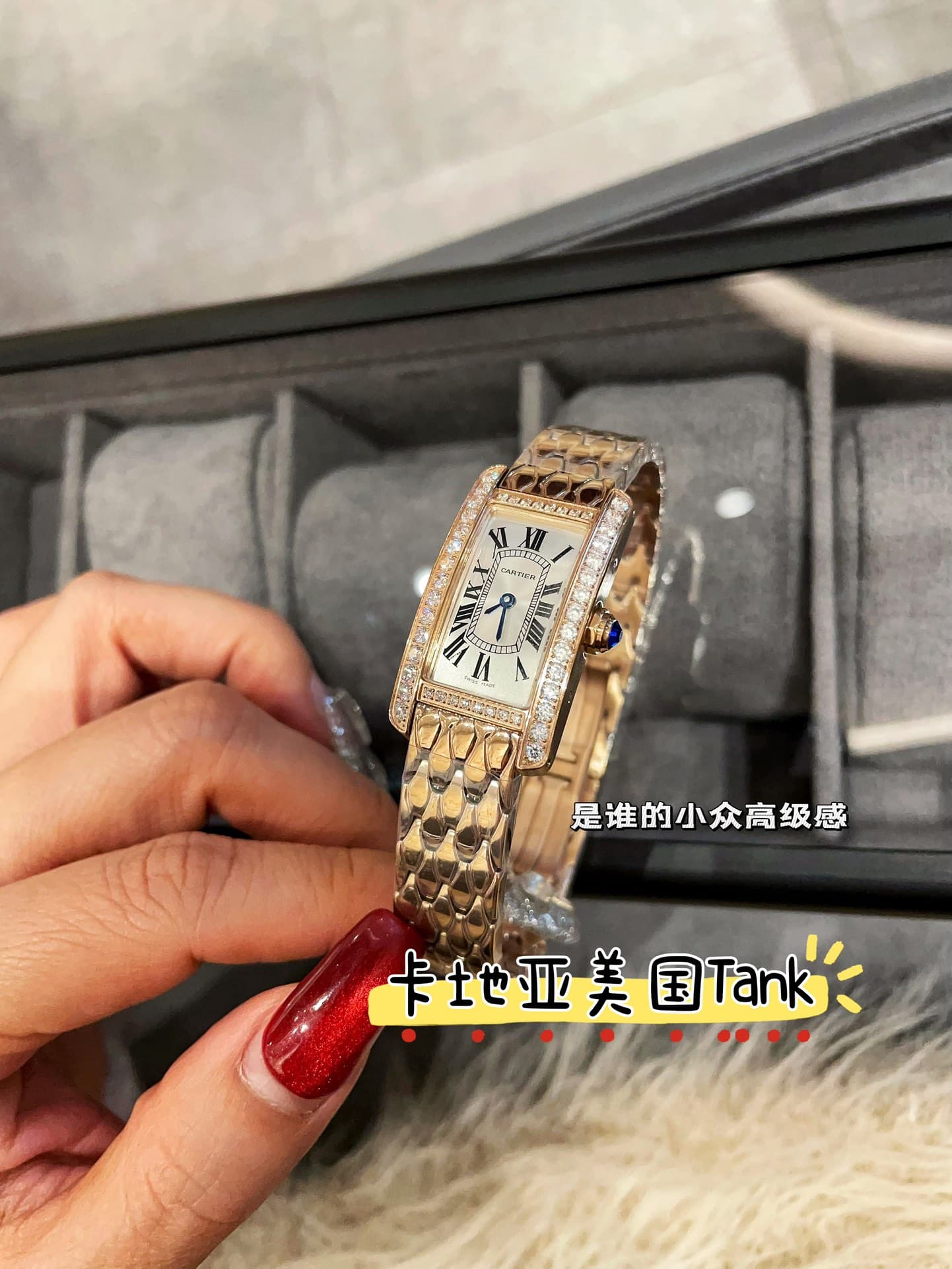 Cartier White Small Watch