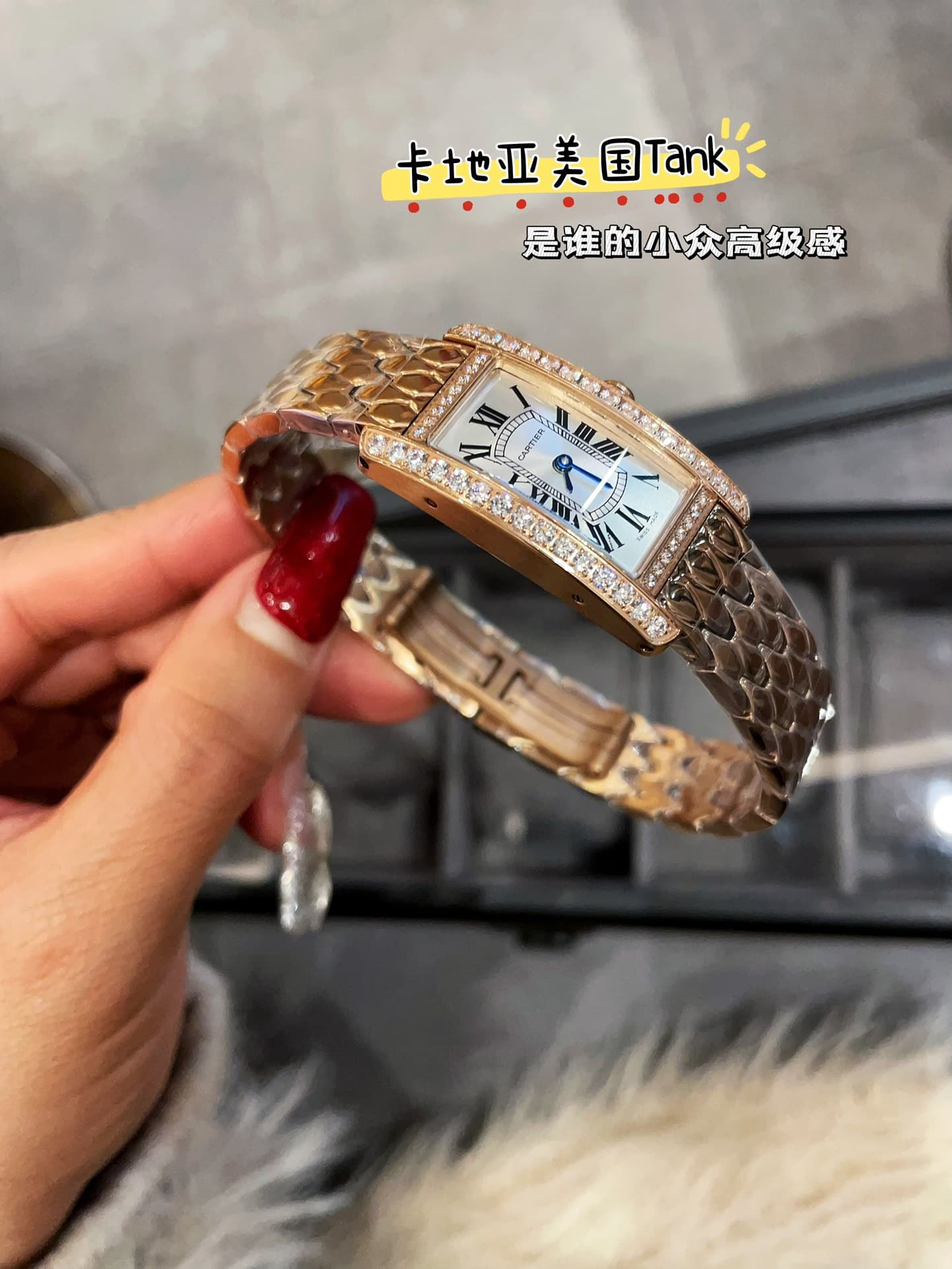 Cartier White Small Watch