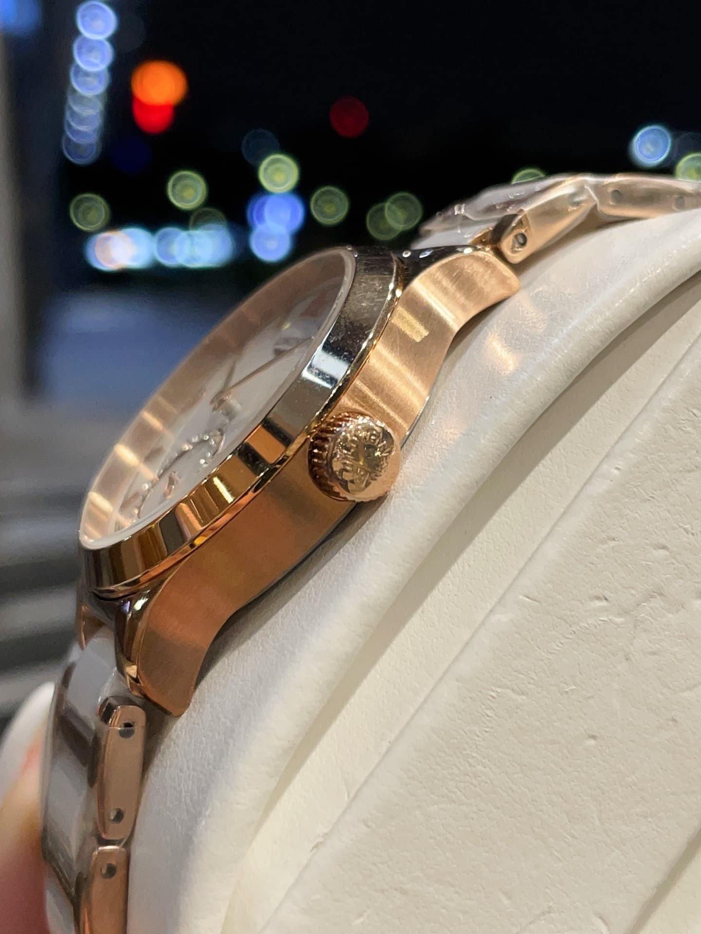 Longines White Watch