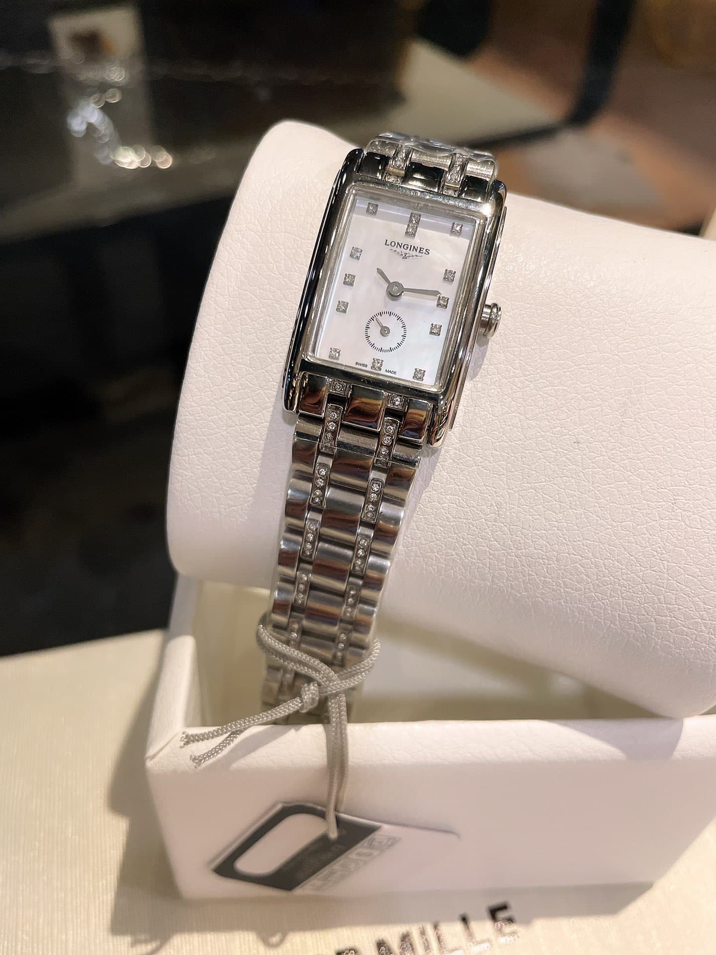 Longines White Watch