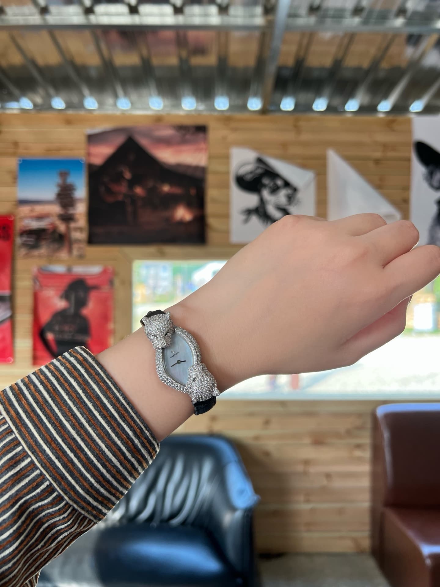 Cartier White Watch