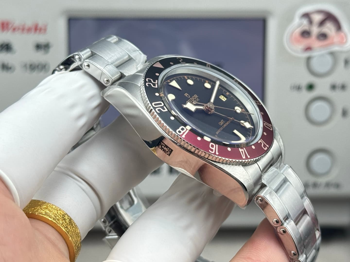 Luxury Watch Black Bag