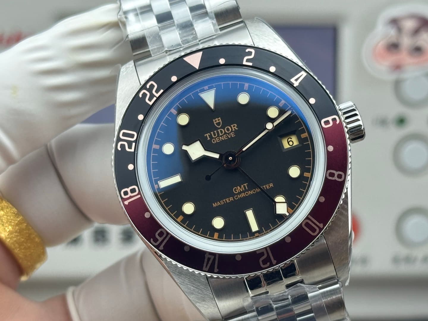 Luxury Watch Black Bag