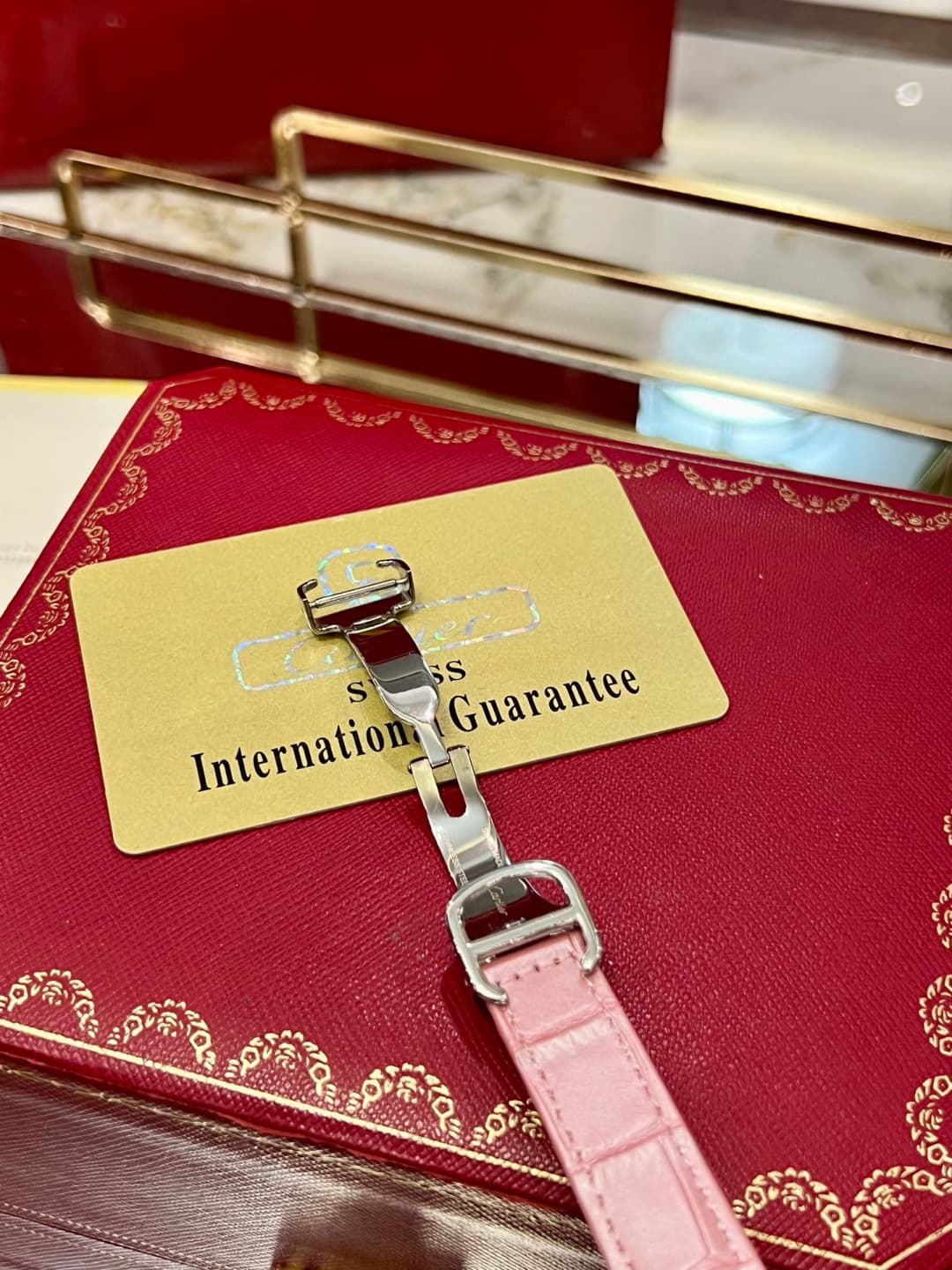 Cartier Pink Belt