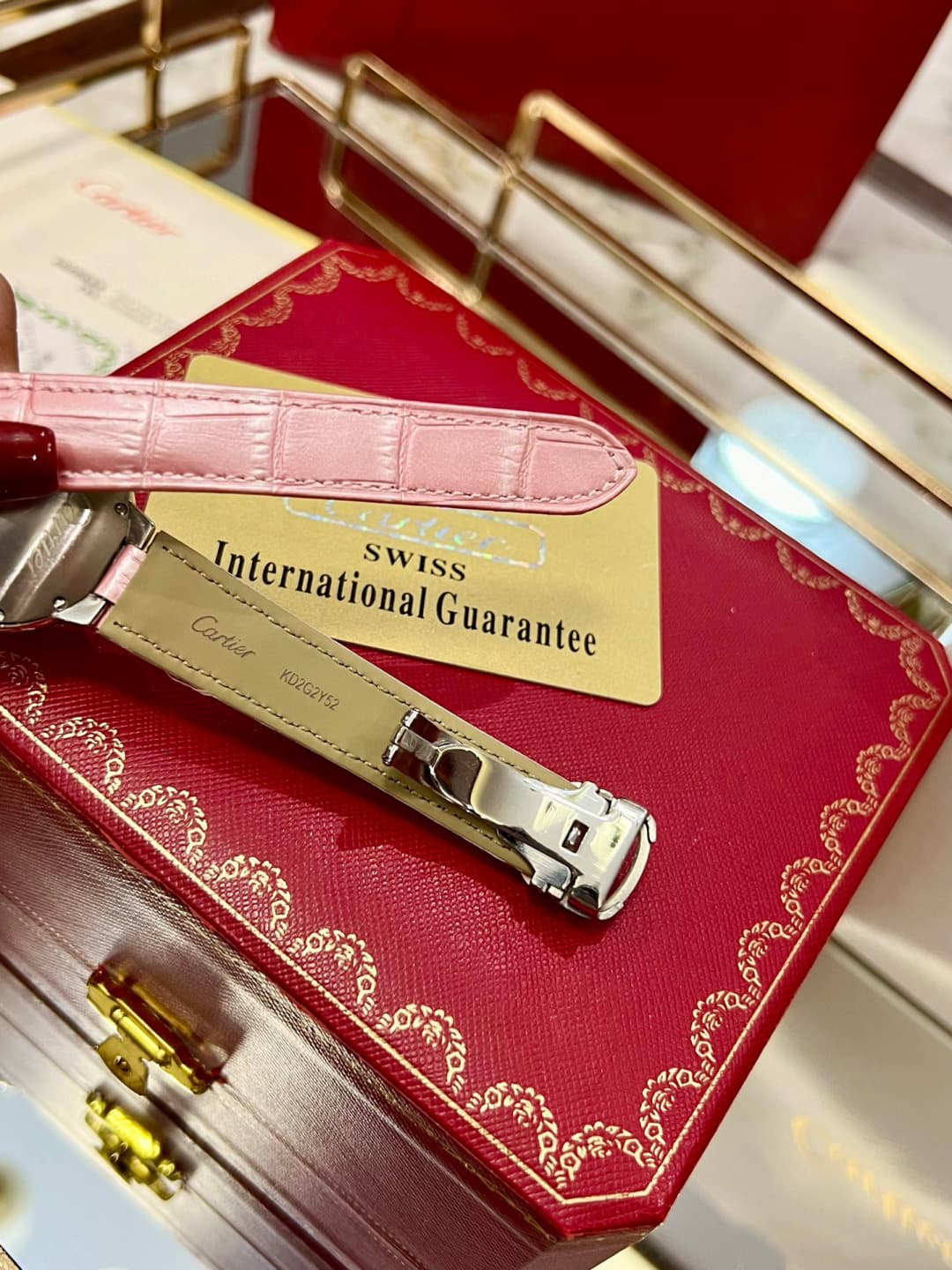 Cartier Pink Belt