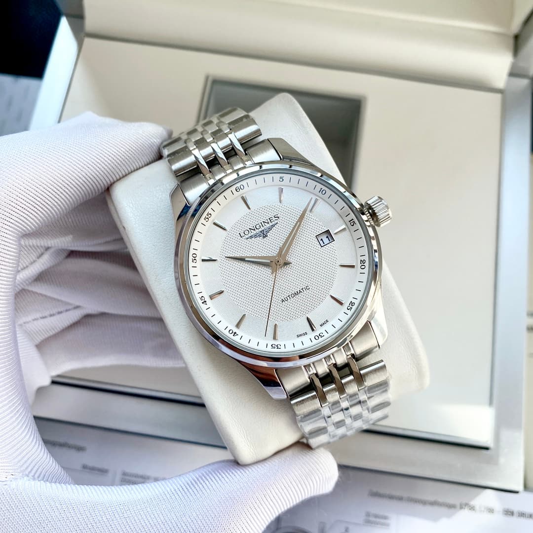 Longines White Watch